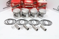 Honda CB 400 Four 4x Kolben + Ringe + Bolzen + Clips Set Kolbenkit STD NOS